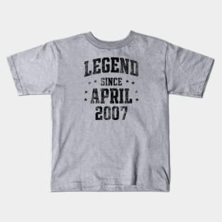 Legend since April 2007 Kids T-Shirt